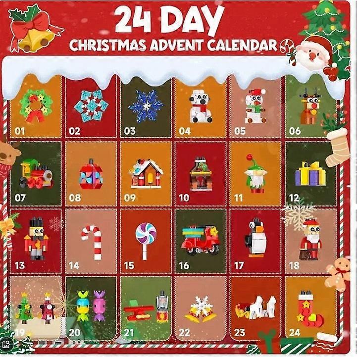 3D Visual Countdown: 24-Day Christmas Advent Calendar