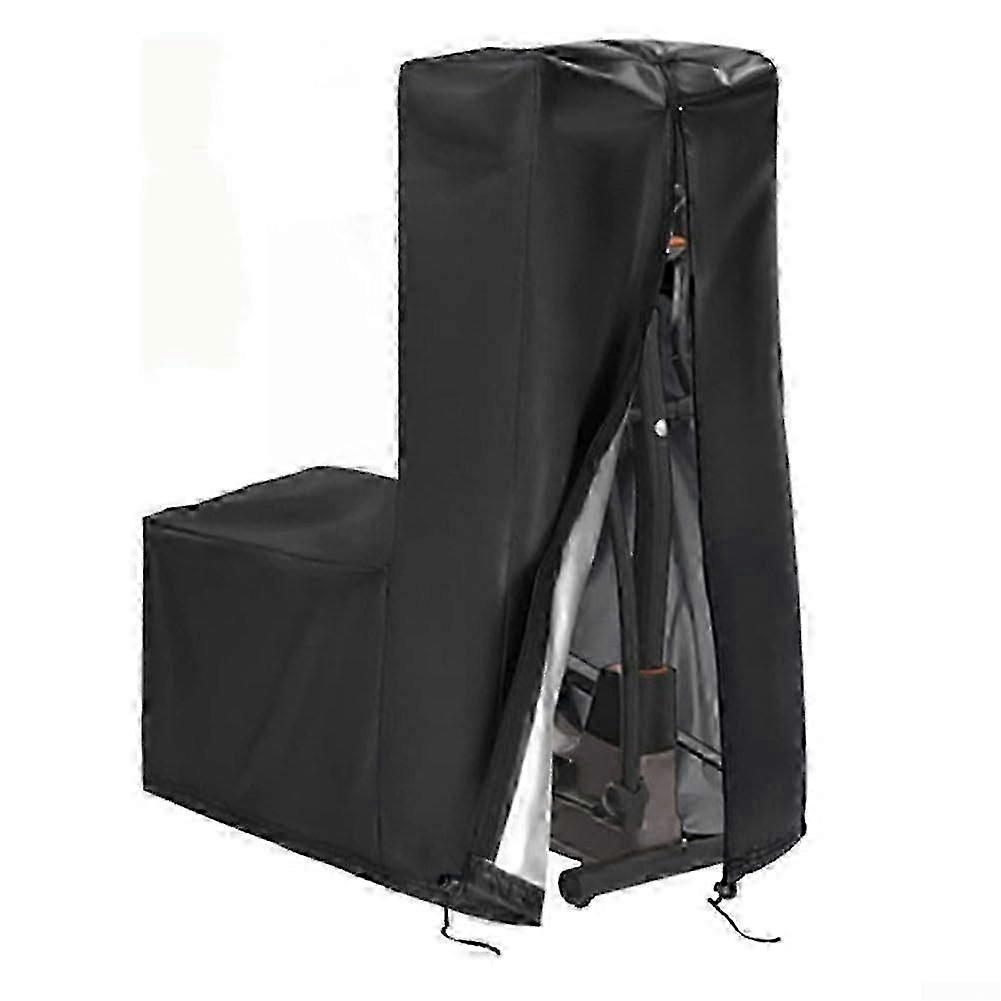 Protective cover for elliptical trainer with dustproof zipper