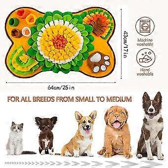 Tapis en polaire interactif pour l'entraînement olfactif des chiens