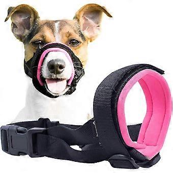 Gentle Muzzle Guard For Dogs - Prevents Biting And Unwanted Chewing Safely Secure Comfort Fit - Soft Neoprene Padding No More Chafing Included_zrdj