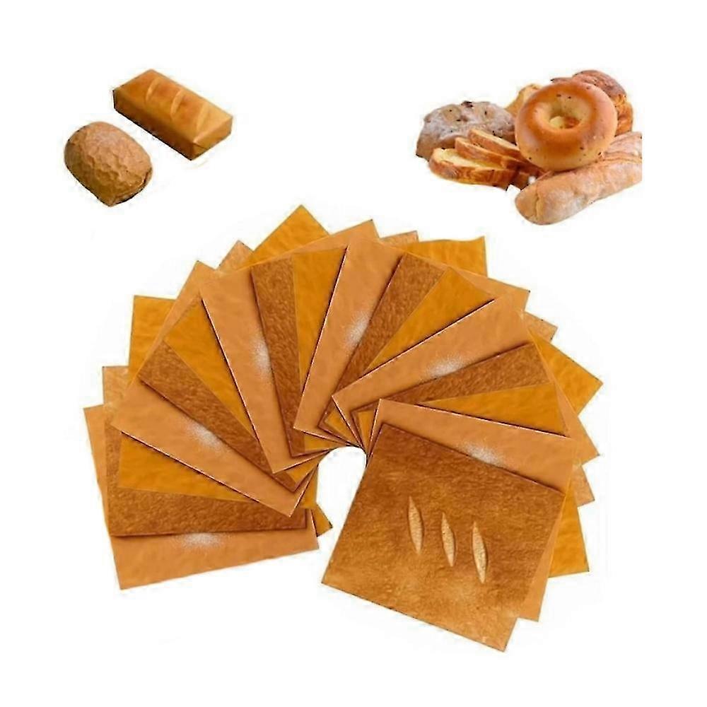 Bread Pattern Kraft Gift Wrapping Paper for Creative Packaging