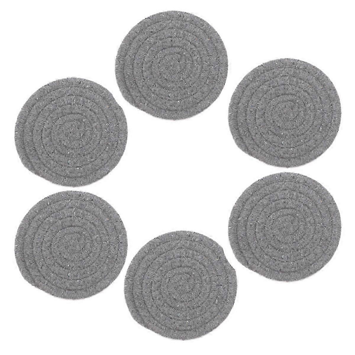 Thick Handwoven Absorbent Coasters
