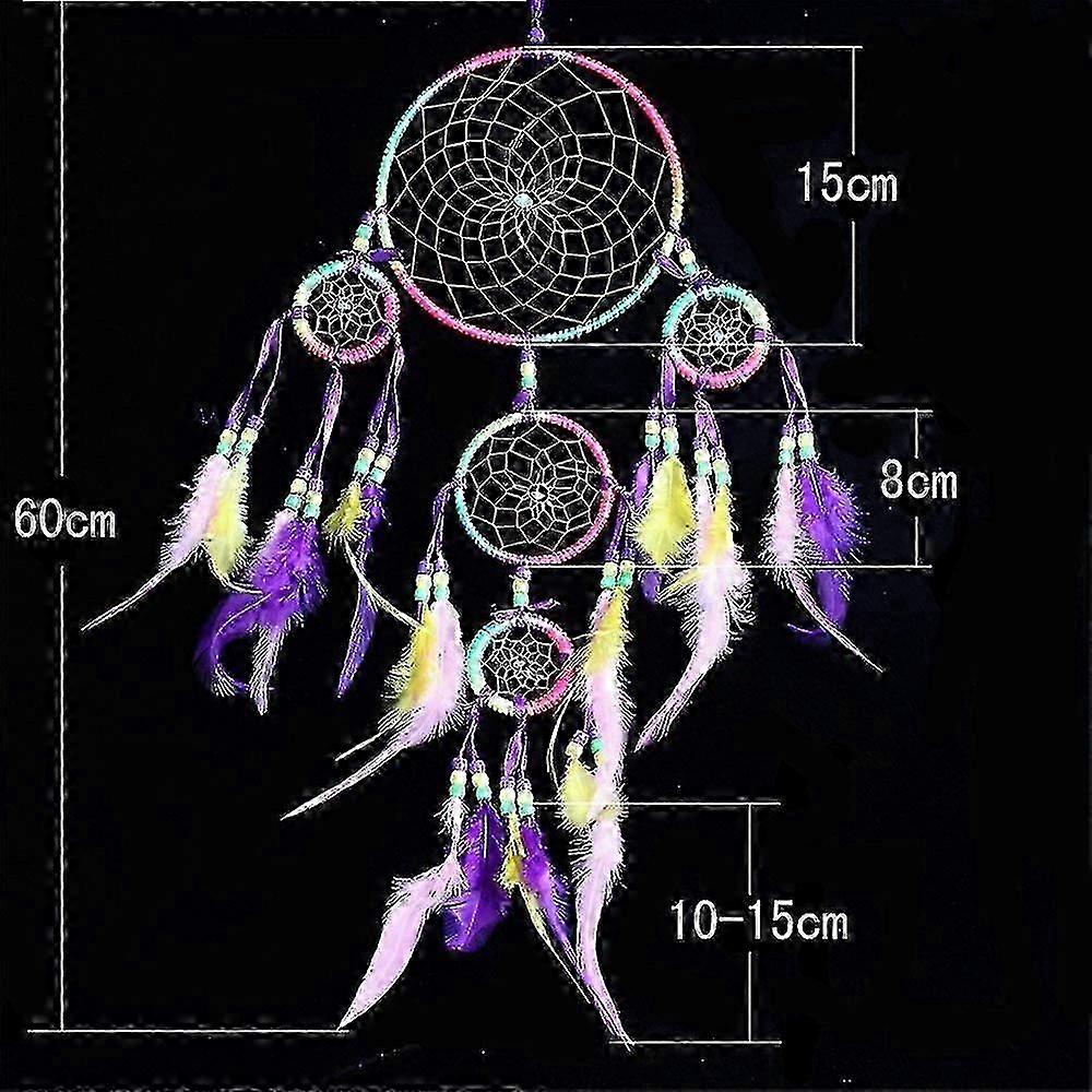 Three-Ring Handmade Dream Catcher