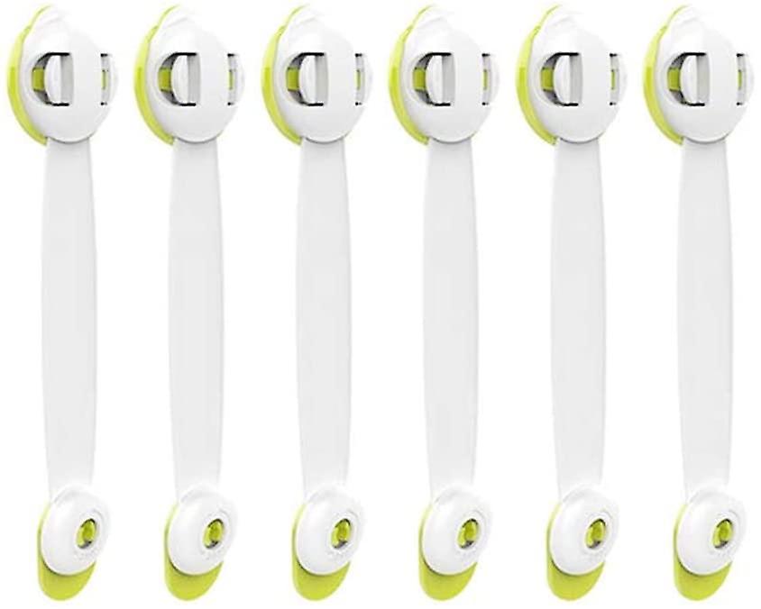 Adjustable Cabinet Safety Locks - 5-Pack No Drill Child Proofing For Knobs & Handles