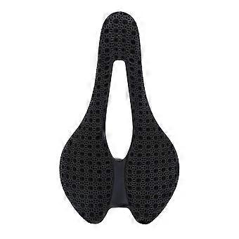 Sella da ciclismo su strada in fibra di carbonio con assorbimento degli urti, compatibile con tablet, rapida dissipazione del calore, leggera, stampata in 3D.