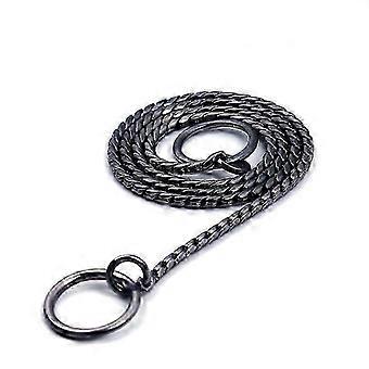 Halsband aus Edelstahl mit Schlangenkette