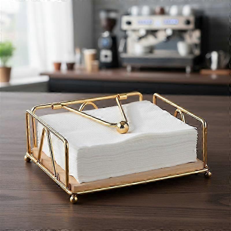 Geometric Iron Napkin Holder