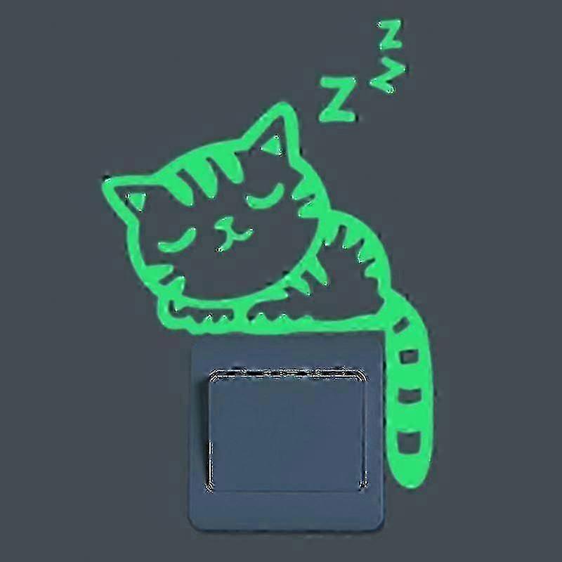 Cartoon Glow Switch Decor Sticker