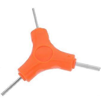 5 Pcs Metal Hex Wrench Set Carbon Steel Allen Key Tool with Ergonomic Handle for Bike Repair and DIY Hand Use, 2.5mm 3mm 4mm