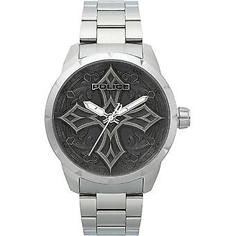 Police Cavern Quartz analog man Watch med R1453301001 rustfrit stål armbånd