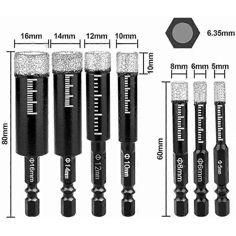 Diamond-Coated Multi-Purpose Hole Saws For Stone