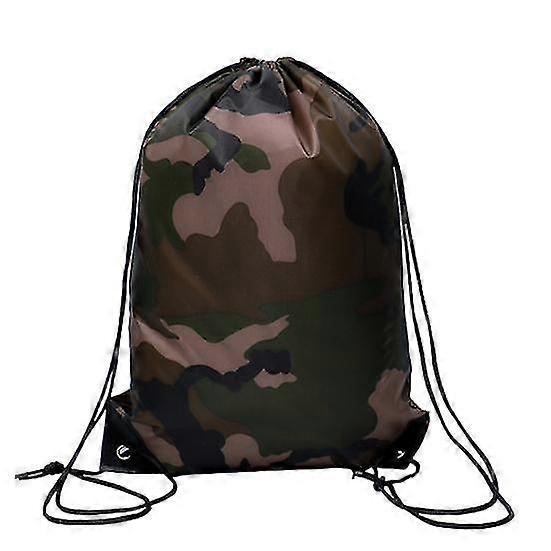 Camouflage Quick-dry Drawstring Backpack
