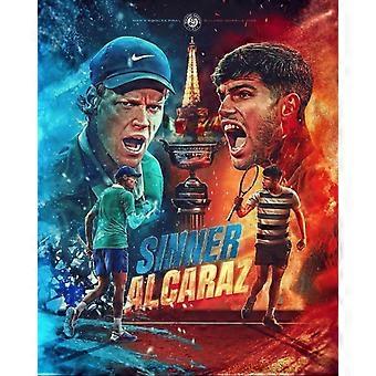 JANNIK SINNER VS CARLOS ALCARAZ ROLAND-GARROS Jigsaw Puzzle TU827