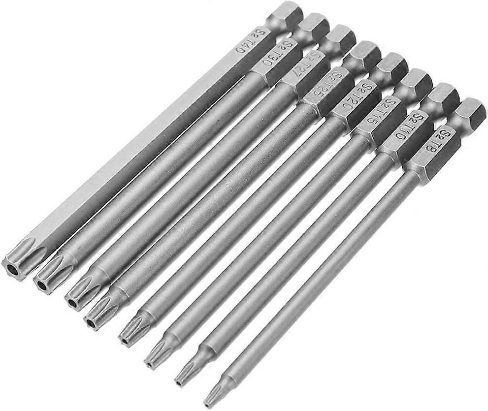 Magnetic S2 Torx Bit Set 8pc