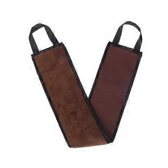 Back Scrubber Strap Brown Bath Towel compatible with Daily Exfoliating 2Pcs