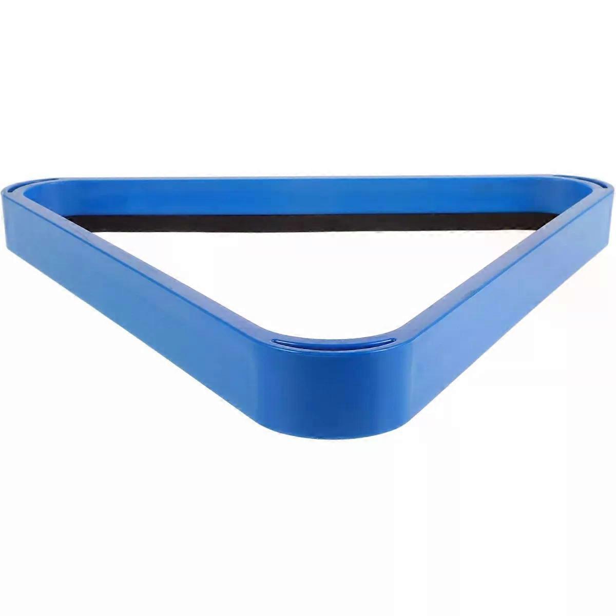 Blue Plastic Billiard Triangle Rack Holder for Pool Table Alignment