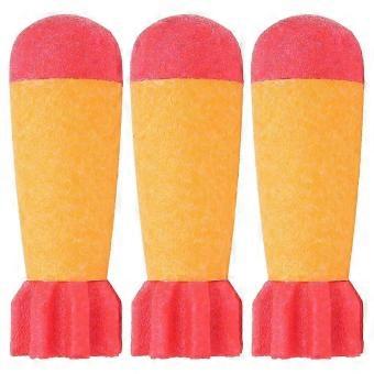 3pcs EVA Hollow Foam Dart Shooting Ball Soft Foam Rocket Ball Shooting Game for Boys and Girls-SSZFV