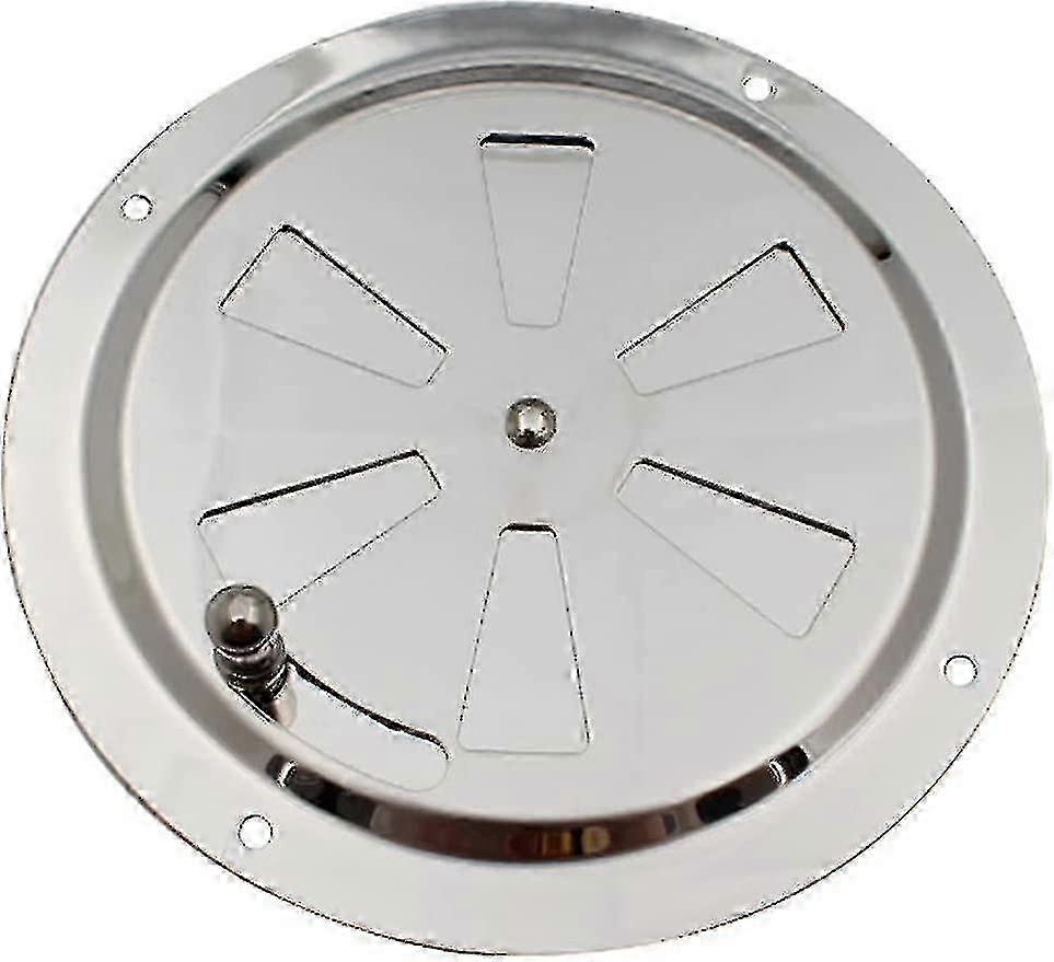 125mm Polished Stainless Adjustable Vent Grille