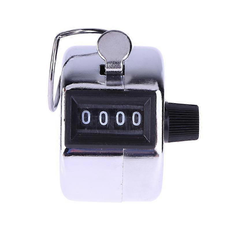 Compact Metal 4-Digit Tally Counter