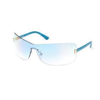 Guess GU8287 92X Rimless Light Blue Women Single Lens Sunglasses UV1 Original
