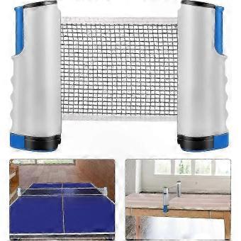 Adjustable Retractable Table Tennis Net, Replacement Ping Pong Net for Enhanced Gameplay, Movable and Durable Design core