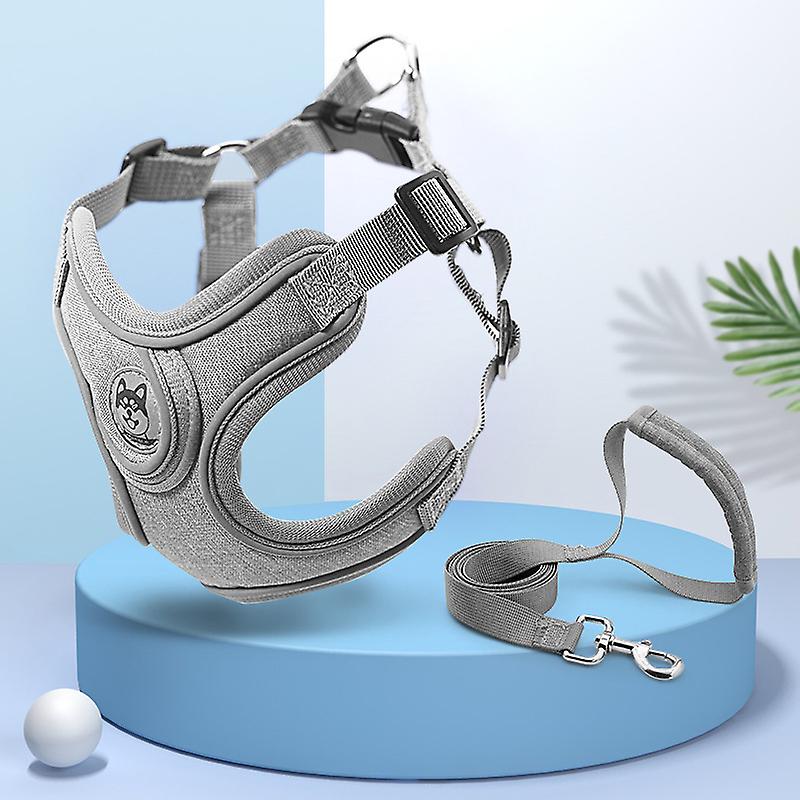 Adjustable Set No Pull Reflective Dog Harness And Leash