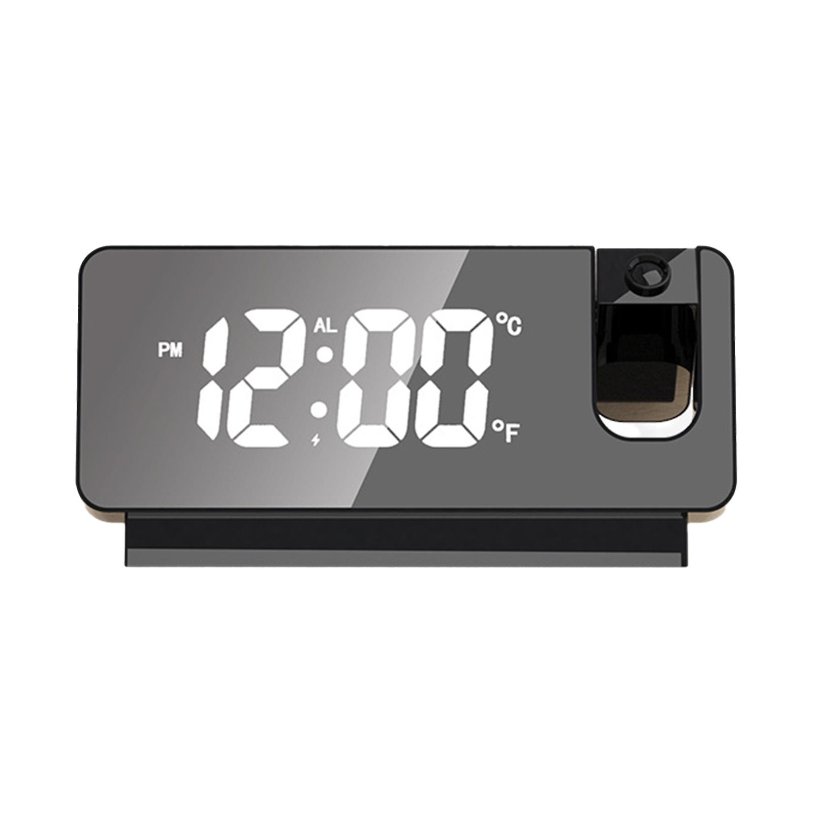 Digital Led Projection Alarm Clock Table Clock Bedroom Bedside Clock