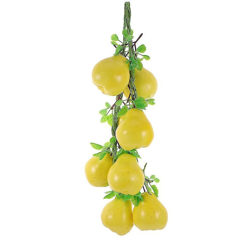 52X8x8cm Yellow Retail Display Props & Models 2pcs Creative Simulated Fruits Hanging Ornaments Reali