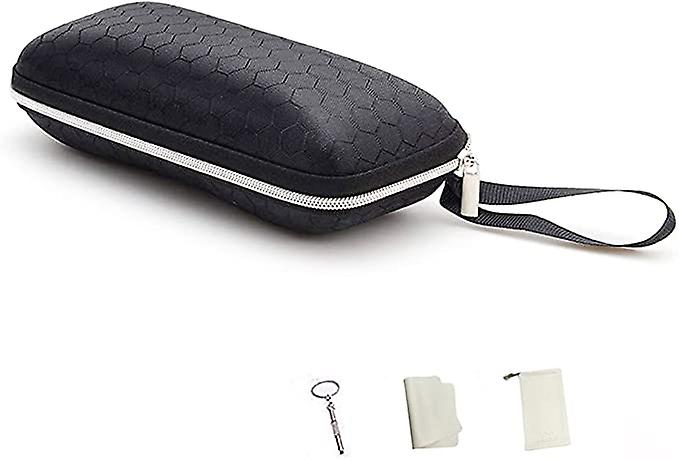 Portable Hard Eye Glasses Accessories Zipper Box Glasses Case Holder Rectangle