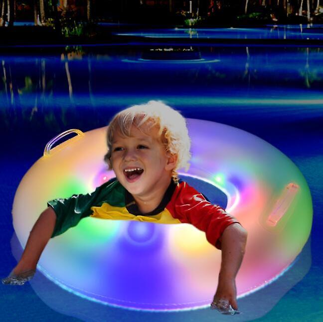 Children's PVC Inflatable Lighted Swimming Ring