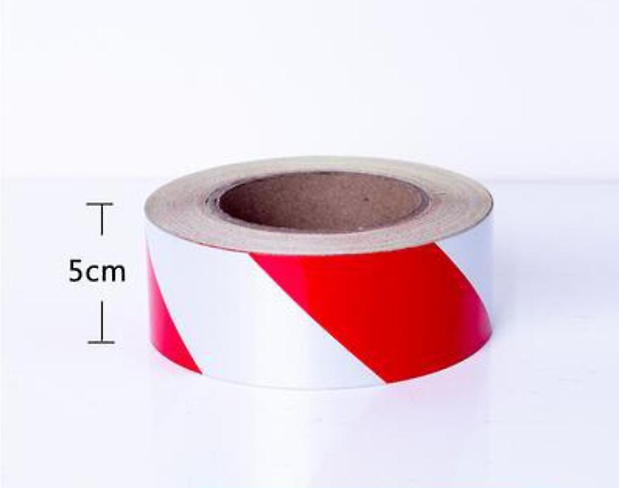 2pcs Stop Tape White/Red 5cm / 45.7m