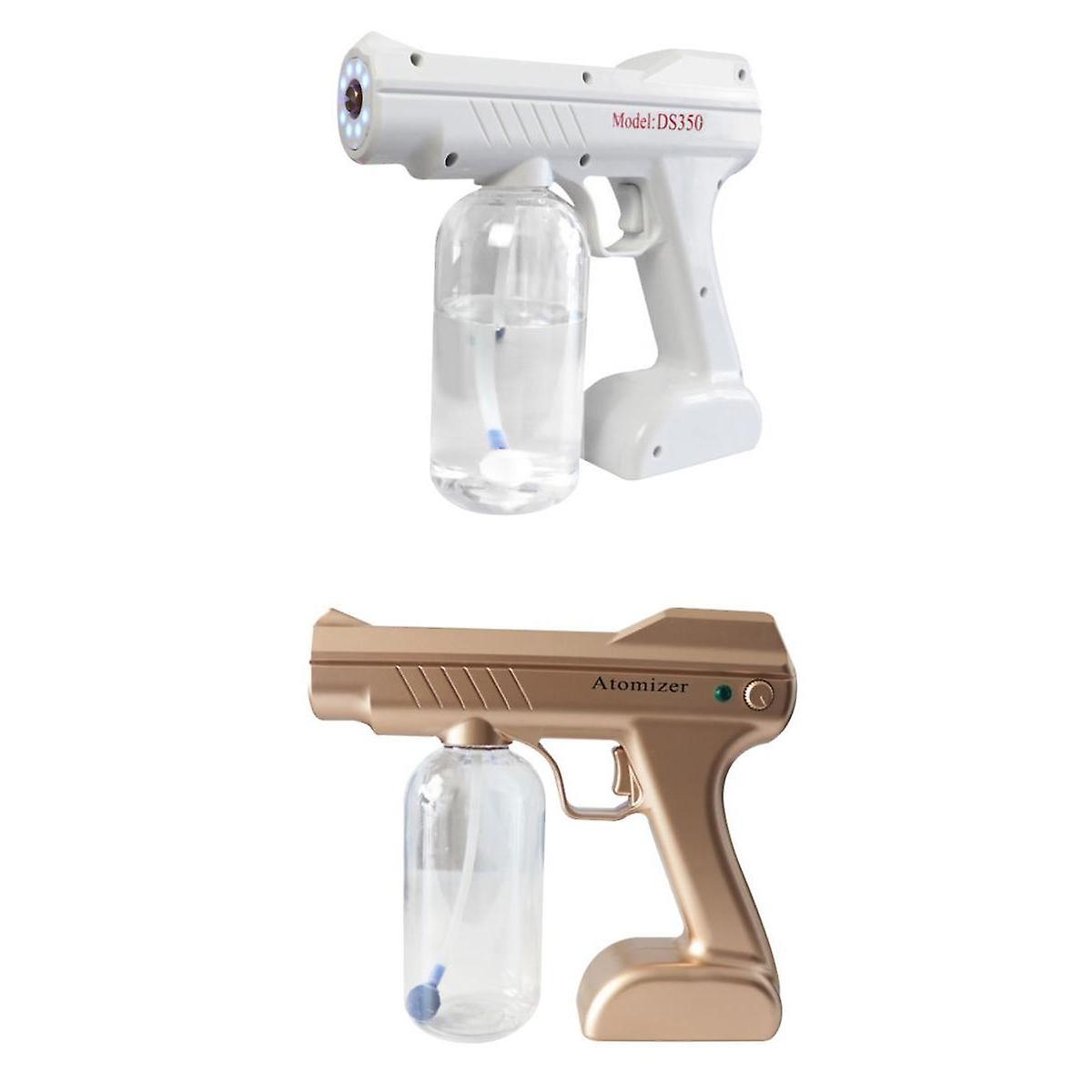 2 Pcs Nano Atomization Sanitizer Spray Sprayer Disinfectant Machine Gun