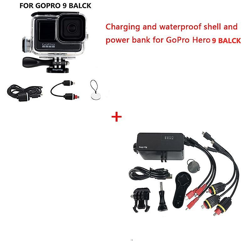 Unbrand 30m Waterproof 5200mah Power Bank External Battery Bank For Gopro Hero 7/6/5/4/3+ Xiaomi Yi
