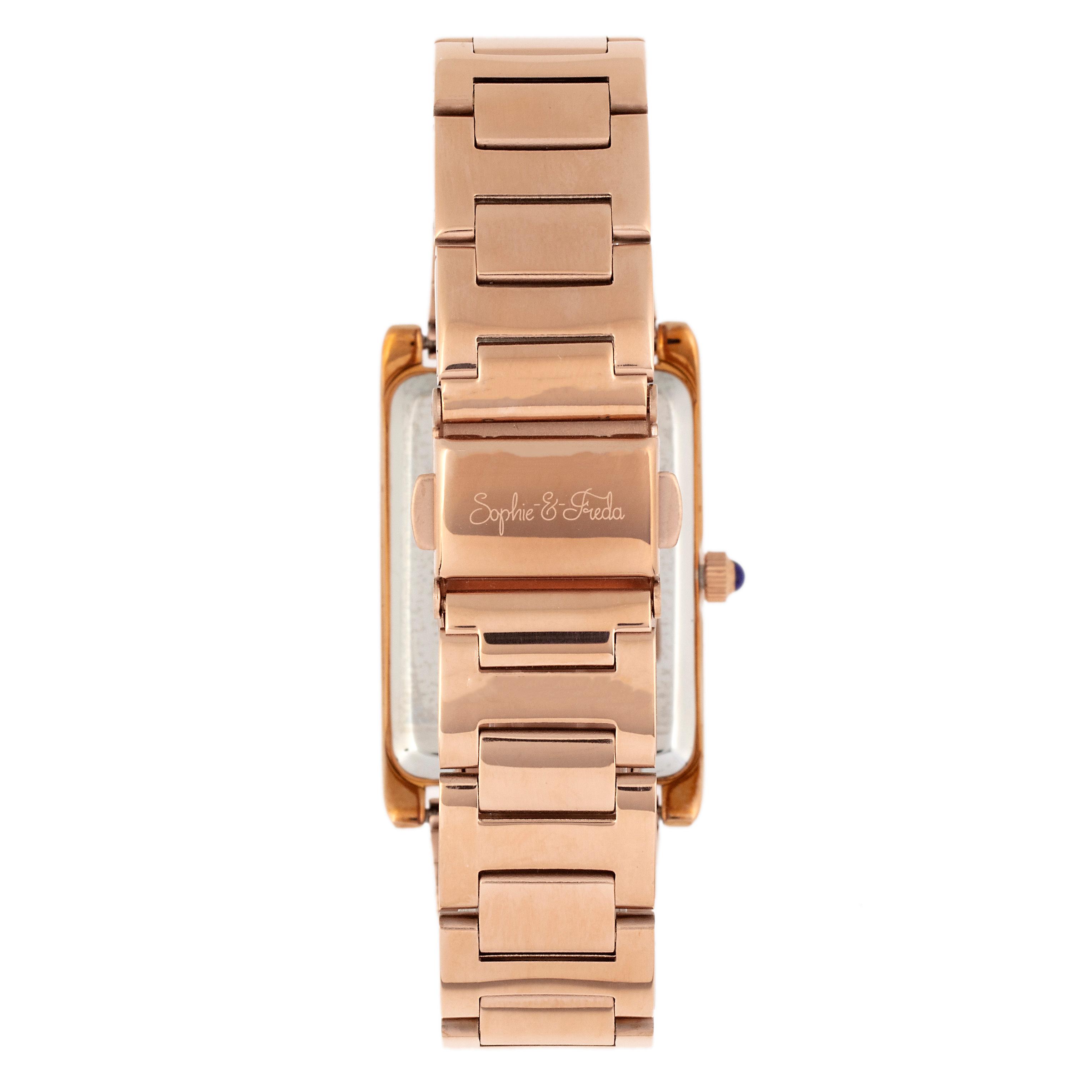 NWT-Sophie & Freda Women\'s San Diego Watch Sophie and Freda Wilmington Bracelet Watch w/Swarovski  main image 2