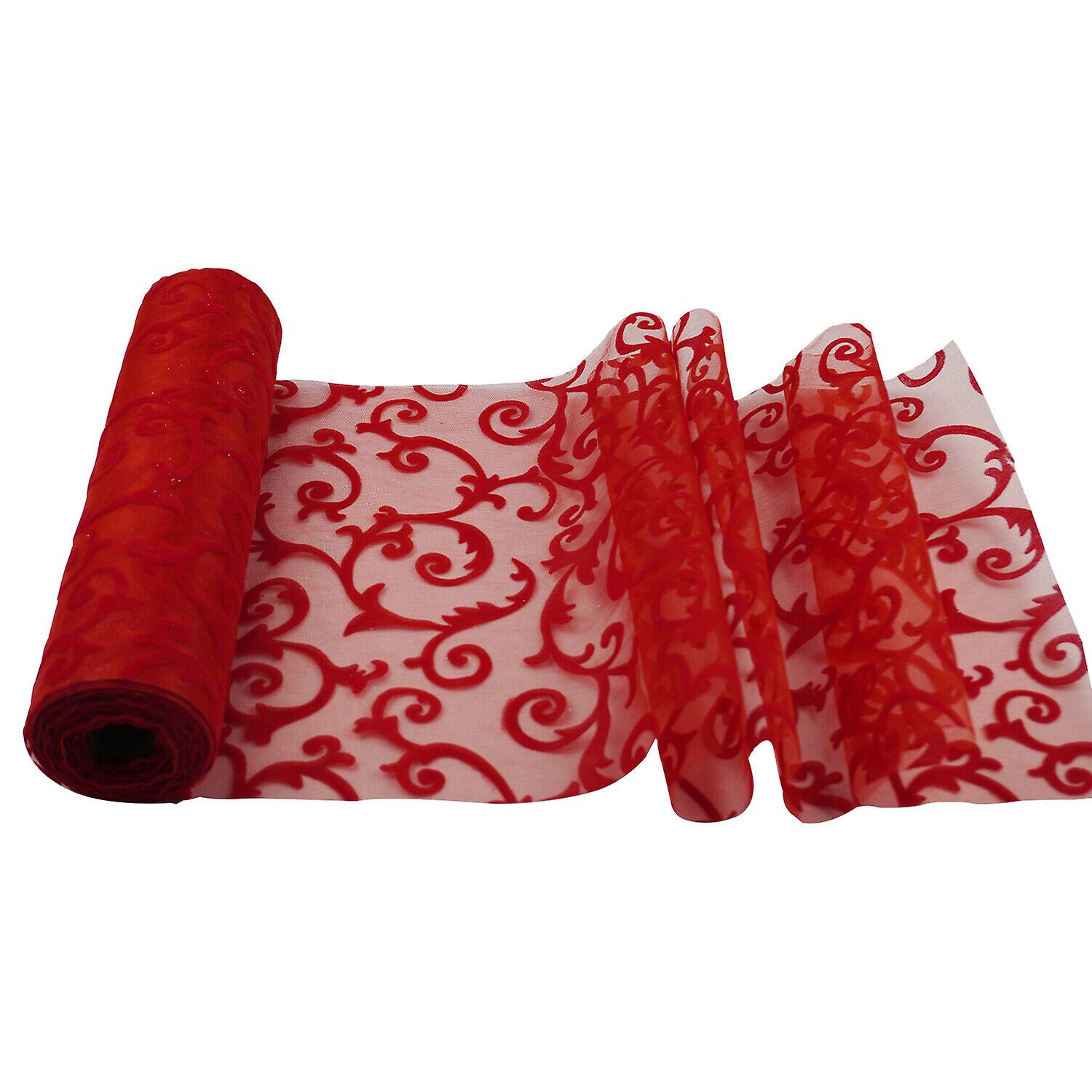 Sparkly Sheer Roll Table Chair Decoration