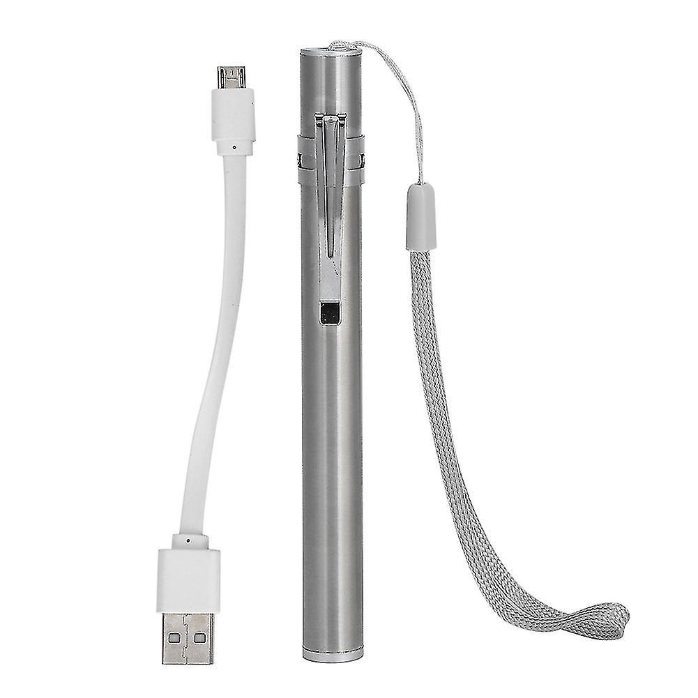 Mini USB Rechargeable LED Flashlight for Medical and Nursing Diagnostic