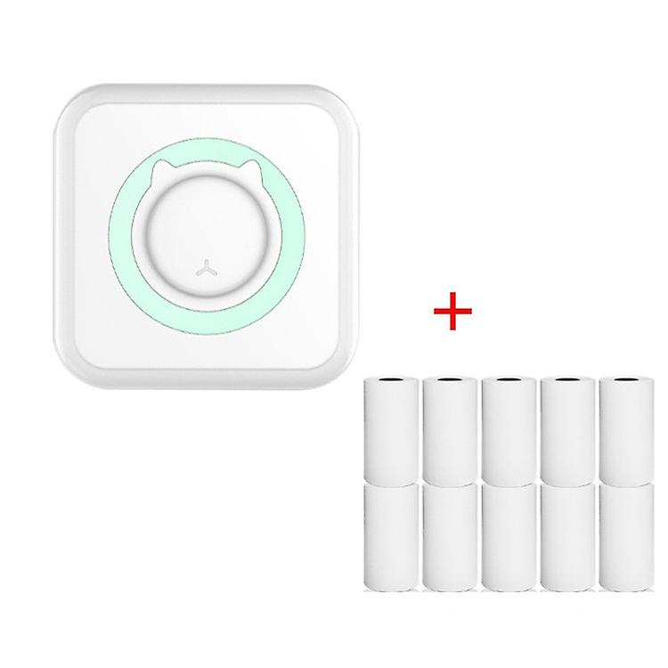 Mini Printer Green+10 Paper