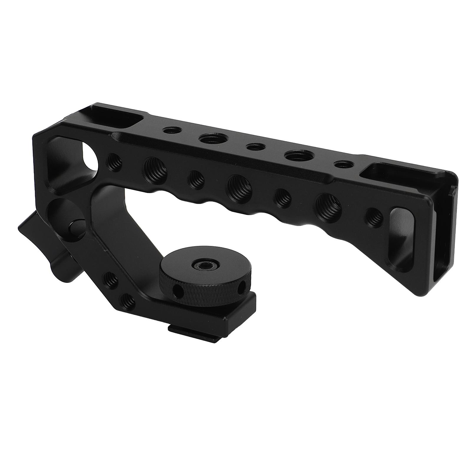 مقبض علوي للكاميرا قبضة عالمية من سبائك الألومنيوم مع خيوط 1/4 بوصة 3/8 بوصة ، حوامل أحذية باردة لمثبت جهاز الفيديو DSLR