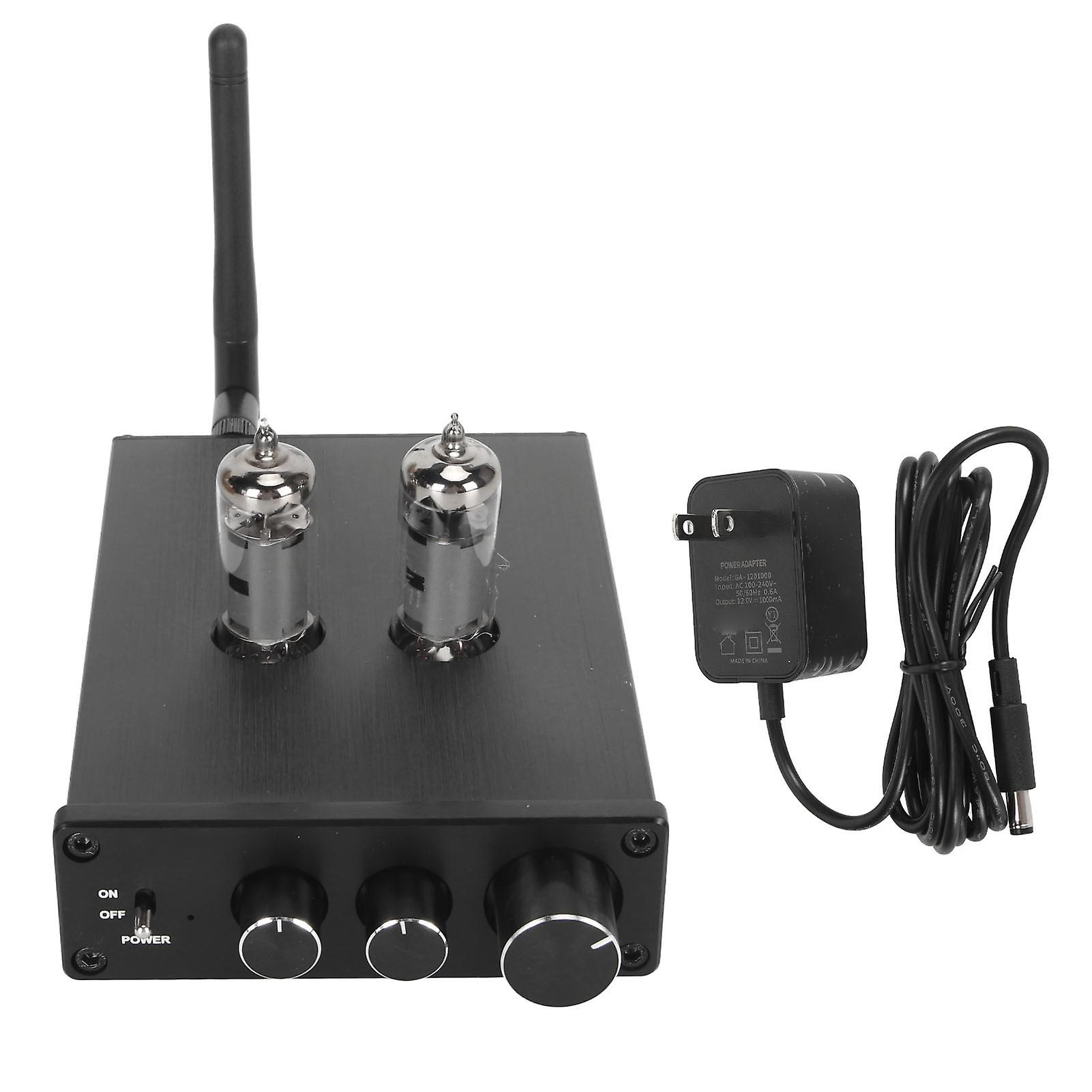 Electronic Tube Bluetooth Receiver, Dual Input, Stereo Tube Receiver with Adjustment Knob