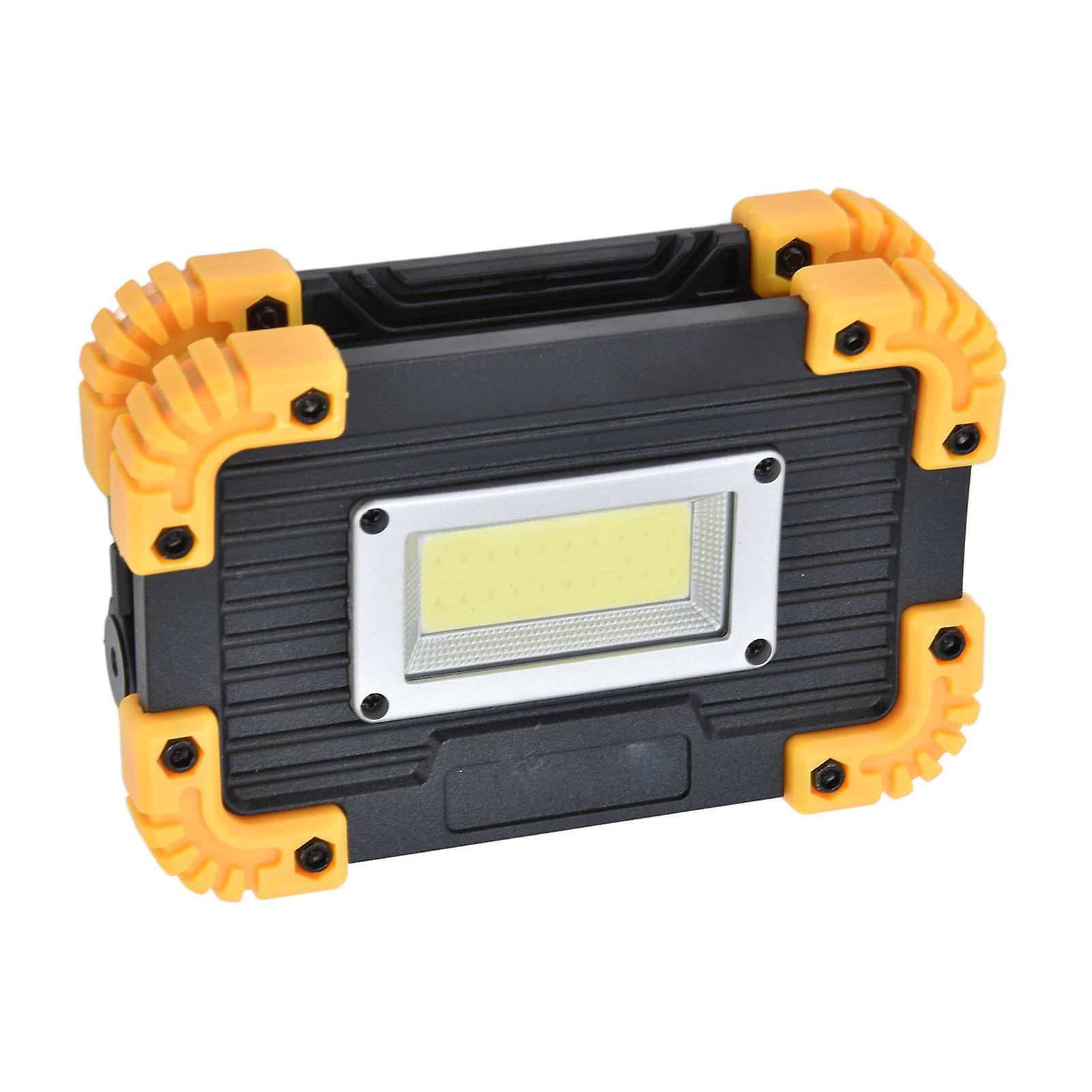 Portable LED Work Light 12x8x3.5cm White Floodlight 3xAA Battery