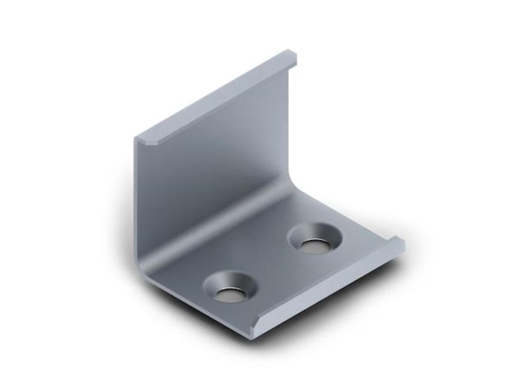 Spring Steel Mounting Bracket for Alu-45 Led Profile - Silver