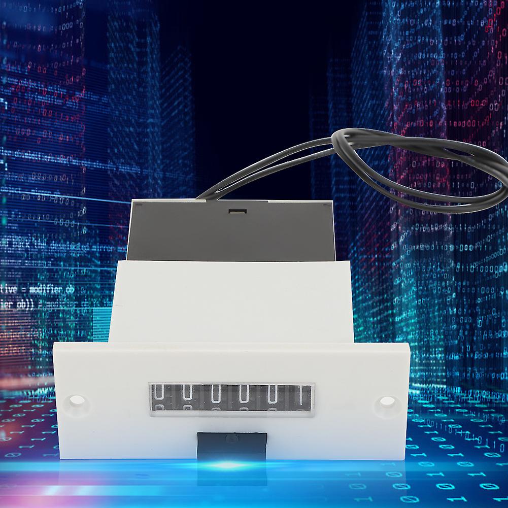 LFC-6 6 Digits 0-999999 Mechanical Electromagnetic Pulse Counter Industrial Totalizer24V