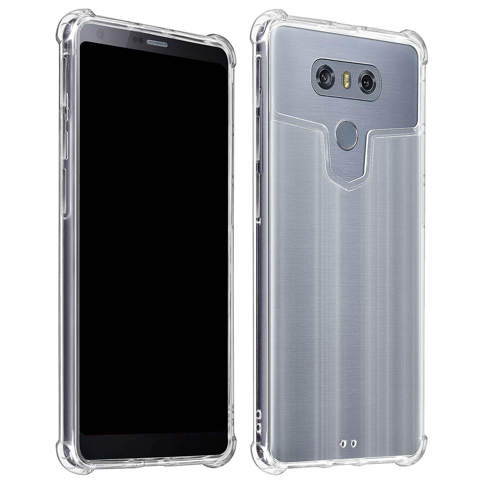 Coque Smartphone de 5.01 à 5.3'' Rigide Angles Renforcés Taille M Transparent