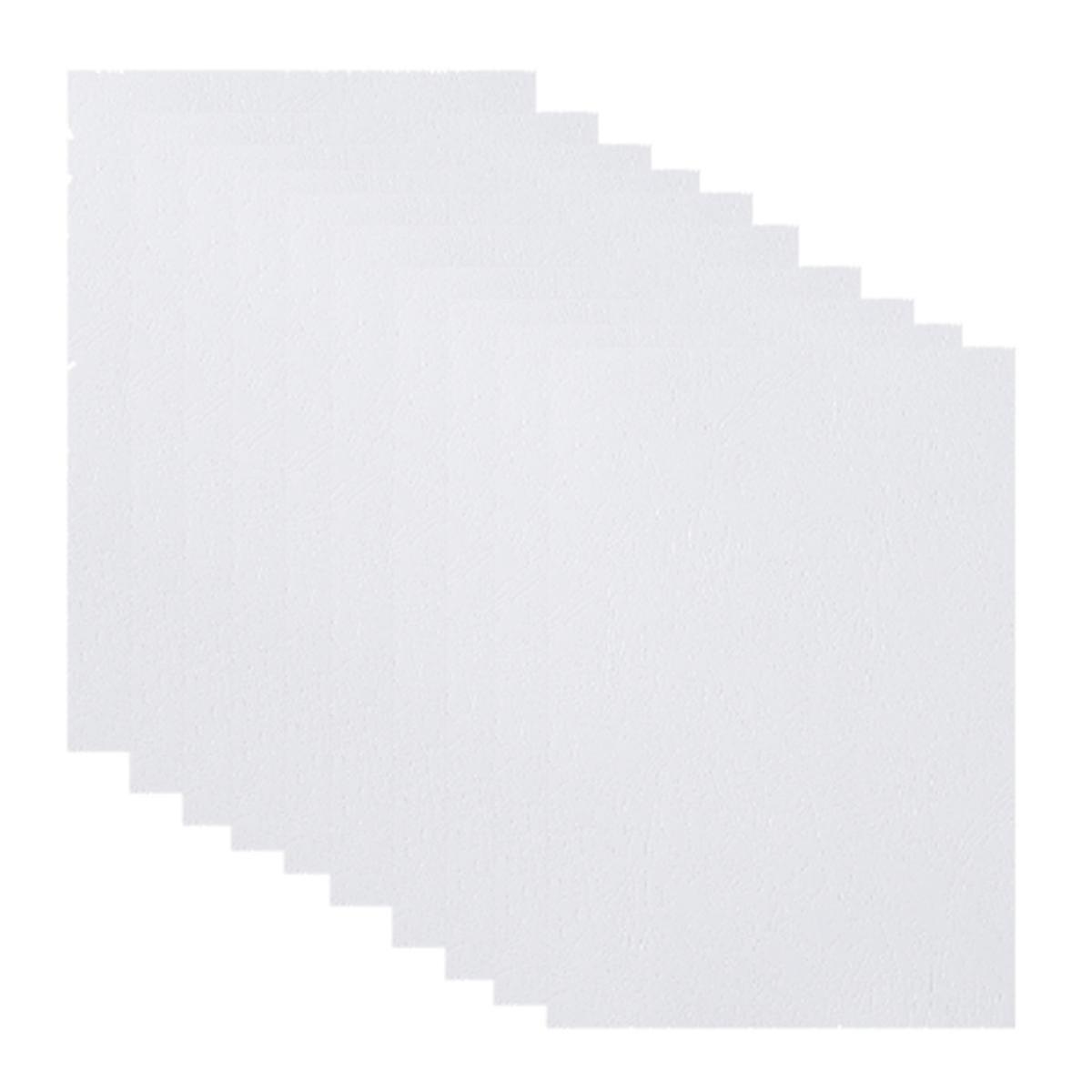 Couverture de reliure en papier, couverture de reliure en cuir Texture A4, 8,27 x 11,69 pouces présentation Leathergrain Bi