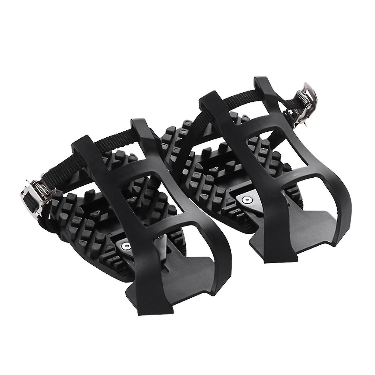 Pedal Adapter Compatible With Peloton Bike Adjustable Bicycle Toe Cages