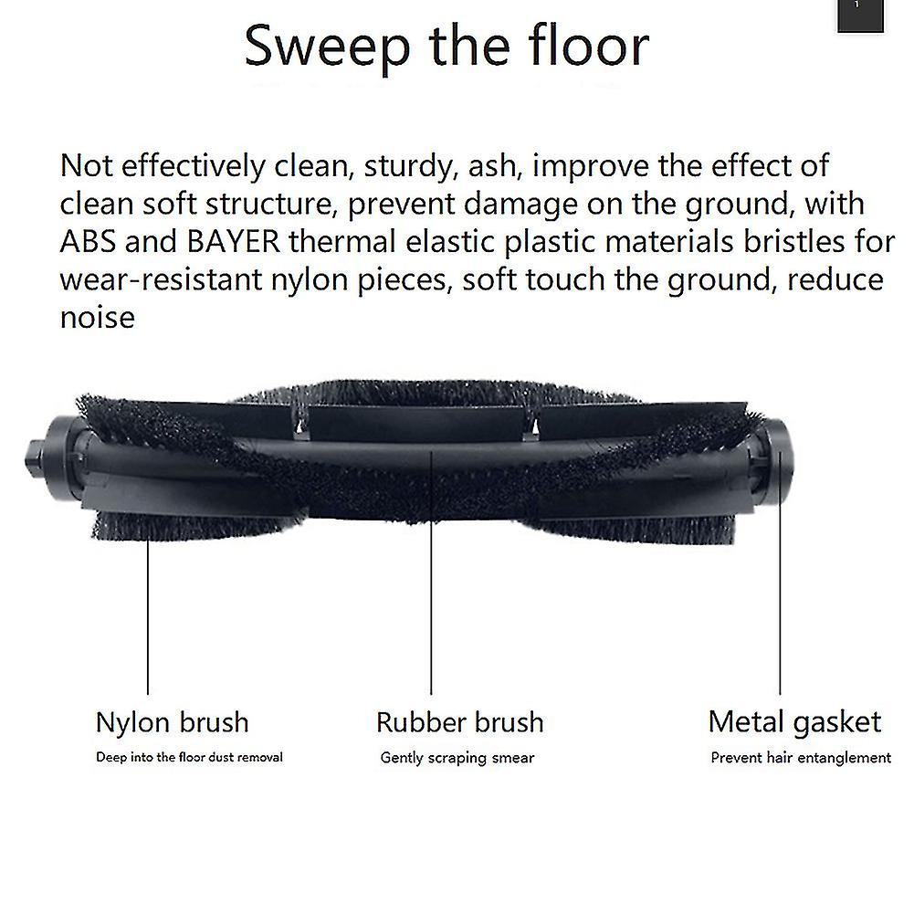 SODIAL-Pour Qihoo 360 S5 - S7 Pro Robot Aspirateur de Rechange Brosse LatéRale Principale