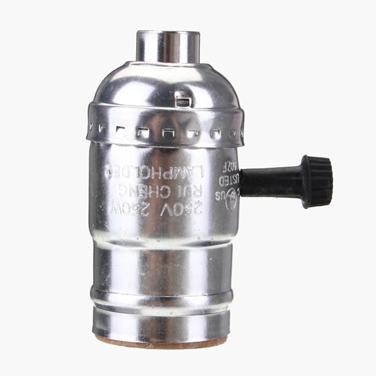 E27 E26 Edison Socket Vintage Style Pendant Light Cord Dimmer With Lamp Switch Ac 110-220v