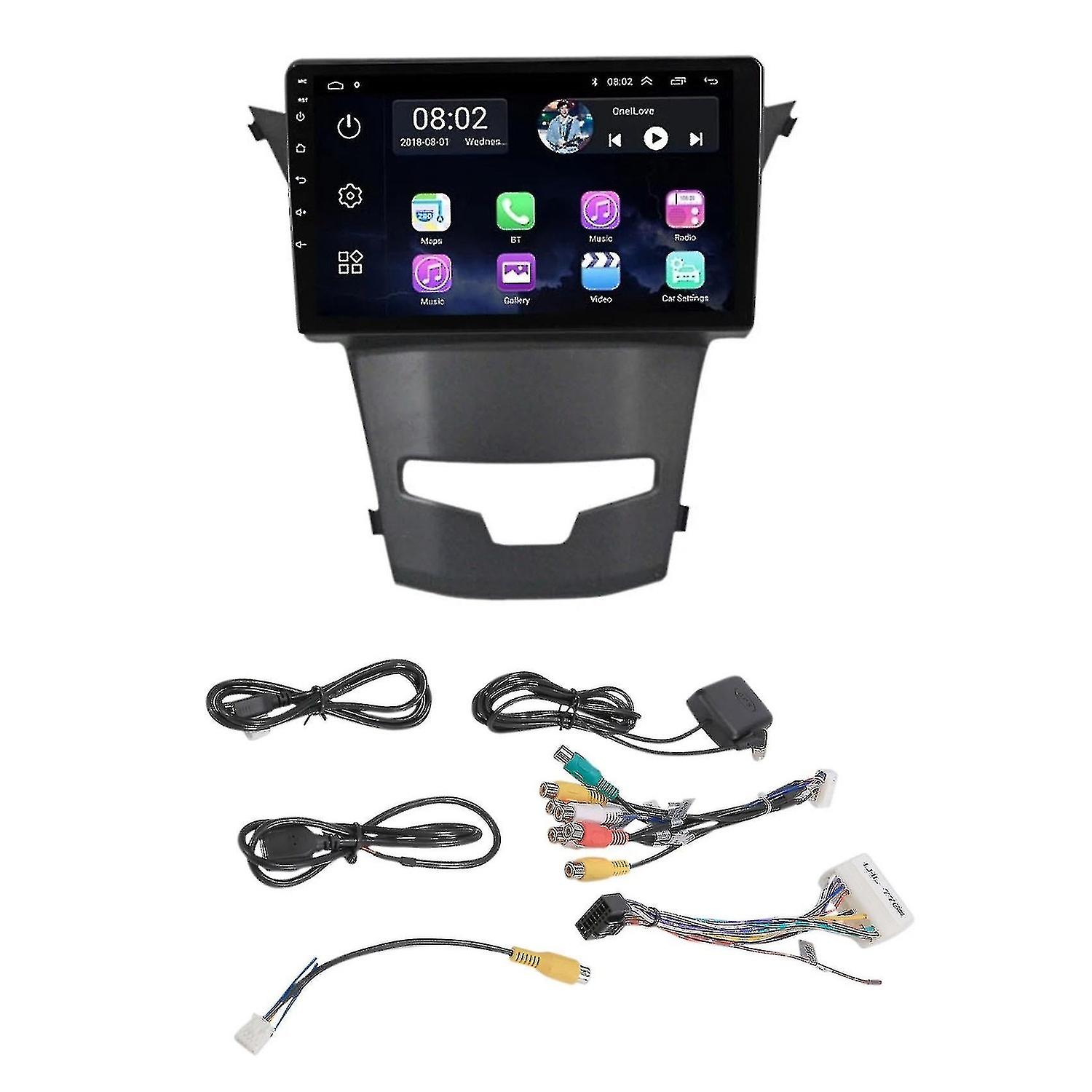 1G+16g 2din car dvd radio android 10 car radio multimedia video player for korando 3 actyon 2 2013-
