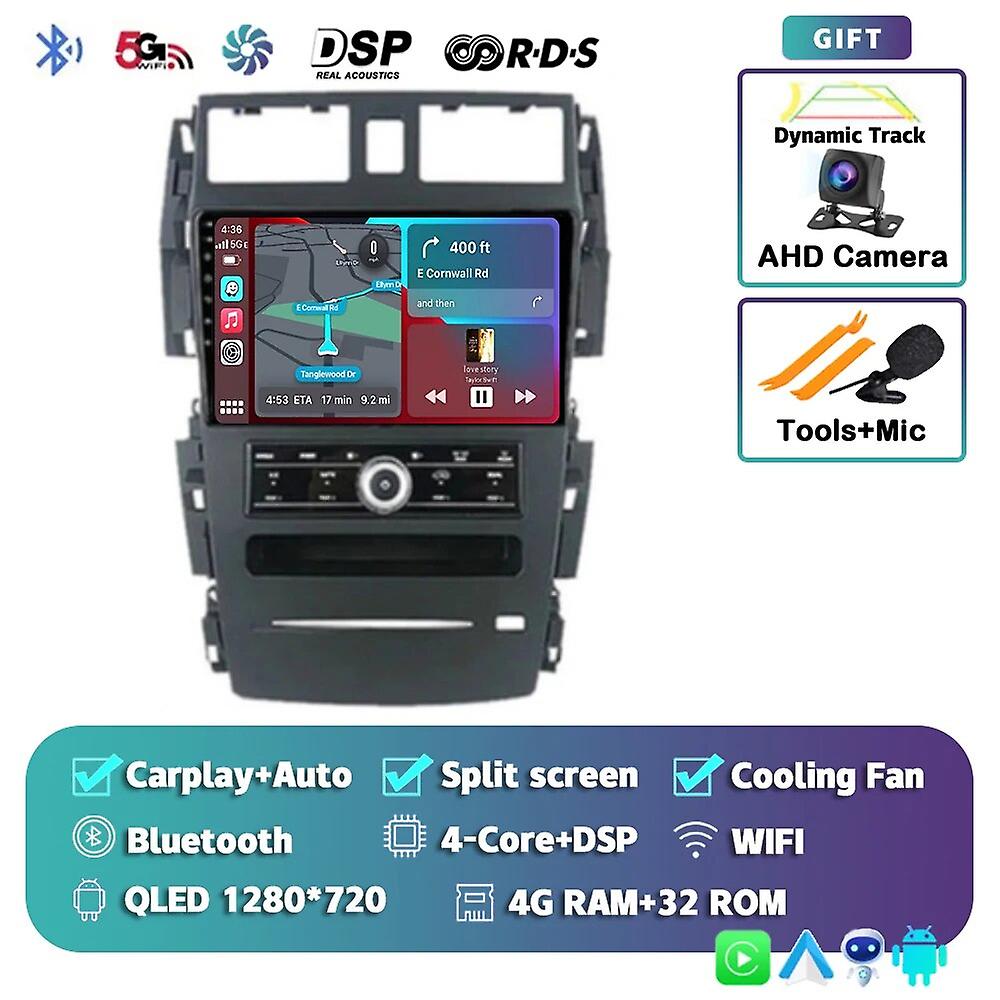 Android 13 Carplay Auto Car Radio For Nissan Teana J31 2003 2004 2005 2006 2007 2008 Stereo Multimedia Player Gps Navigation Dsp