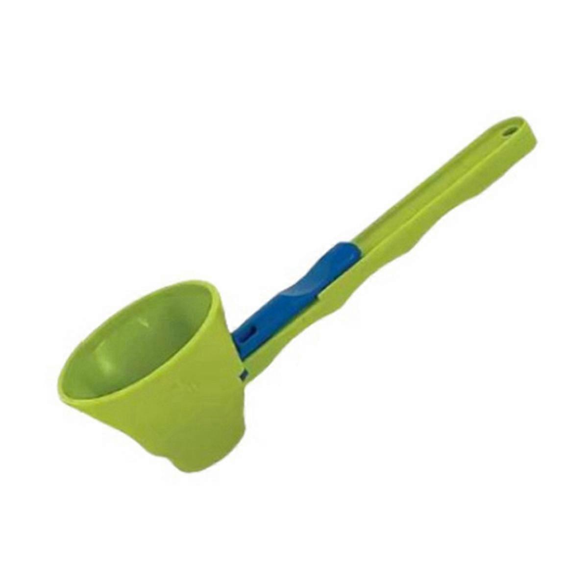 Measuring Spoon Funnel with Longer Handle Powder Scoop for Water Bottle Water Bottle Scoop Funnel Funnel Spoon Green